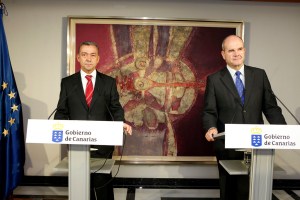 Rueda de prensa con Chaves