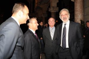 Con empresarios catalanes