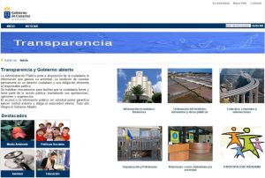 Portal de transparencia del Gobierno de Canarias
