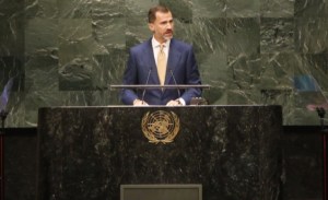 El Rey, en la ONU