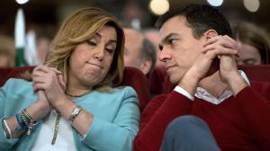 Pedro Sánchez con Susana Díaz